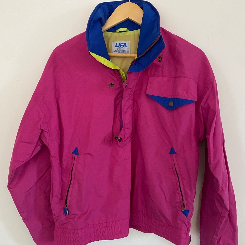 Vintage Lifa Pink and Blue Jacket small
